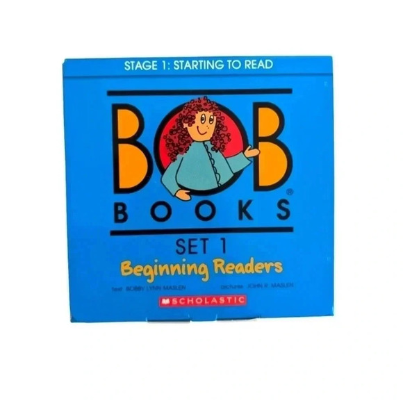 Bob Books Set 1: Beginning Readers Box Set Phonics Ages 4 and up Kindergarten - Picture 1 of 8
